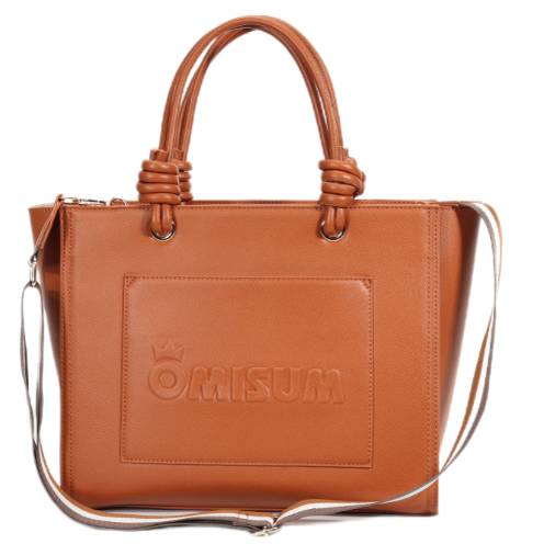 Fashion square bag, Women Shoulder Bag handbag high-end popular versatile shoulder crossbody bag Fashionable PU bag,Color:  COGNAC;