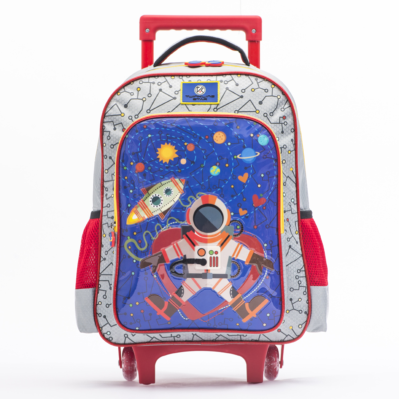 BTS Trolley bag cute space man,simple design This bag looks very vibrant with a fresh color scheme.It’s perfect for kids or anyone who enjoys a cute style.